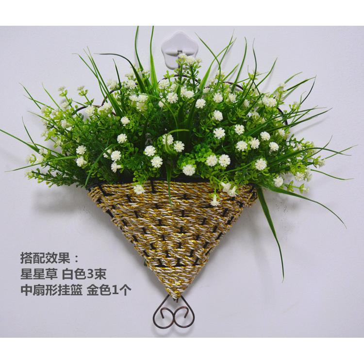 壁挂花艺套装挂壁花篮彷真花假花绢花墙体装饰品墙面装饰品花摆件