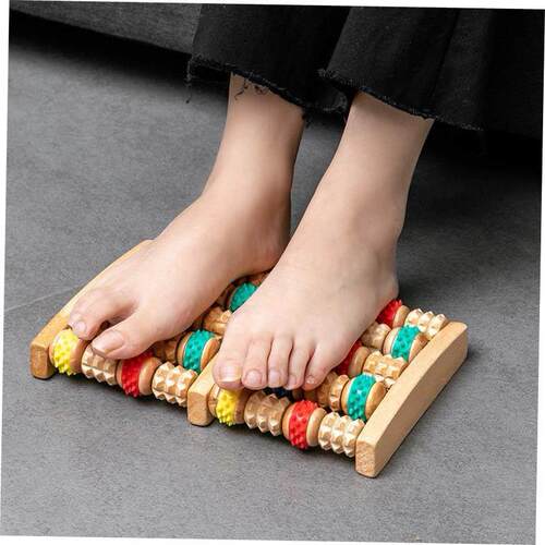 foot massage roller wooden foot massager solid wood foot a