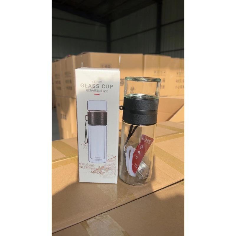 玻璃杯办公室便携商务保温玻璃杯