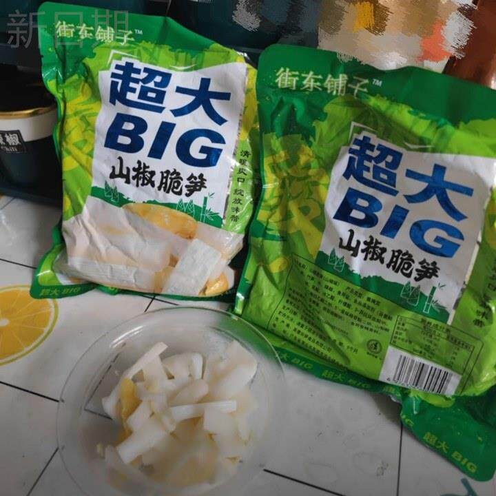 新货到手3.2斤山椒脆笋泡椒超大包装零食追剧酸辣脆爽笋条笋尖即