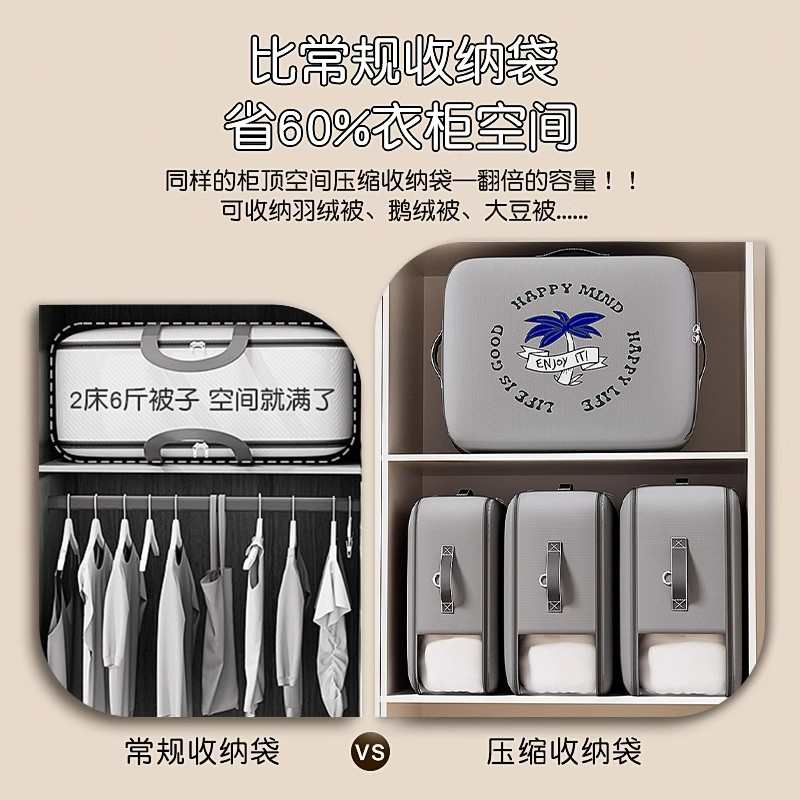 被子怎么放？被子收纳袋牛津布加厚超大容量行李打毛绒玩具收纳箱