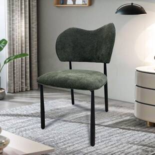 意式 椅家用棉布艺餐桌餐北欧轻椅奢代简约靠背椅咖啡厅洽111现谈