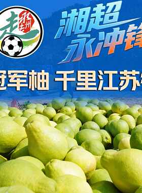 【湘超永州队推荐】湖南永州江永老树沙田柚香柚纯甜冰糖白心柚子