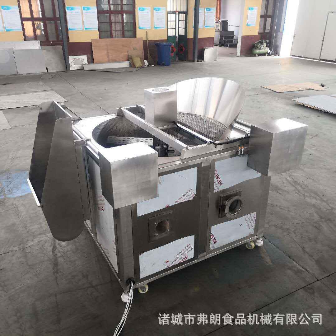休闲食品裹浆裹糠油炸设备厂家供应盐酥鸡块油炸机炸糖糕油炸机