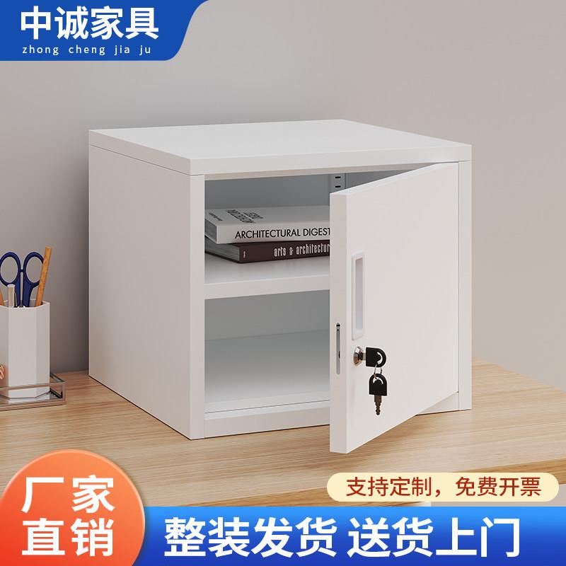 小型单门文件桌上柜食品厂添加剂专用柜零食柜带锁挂墙储物柜子