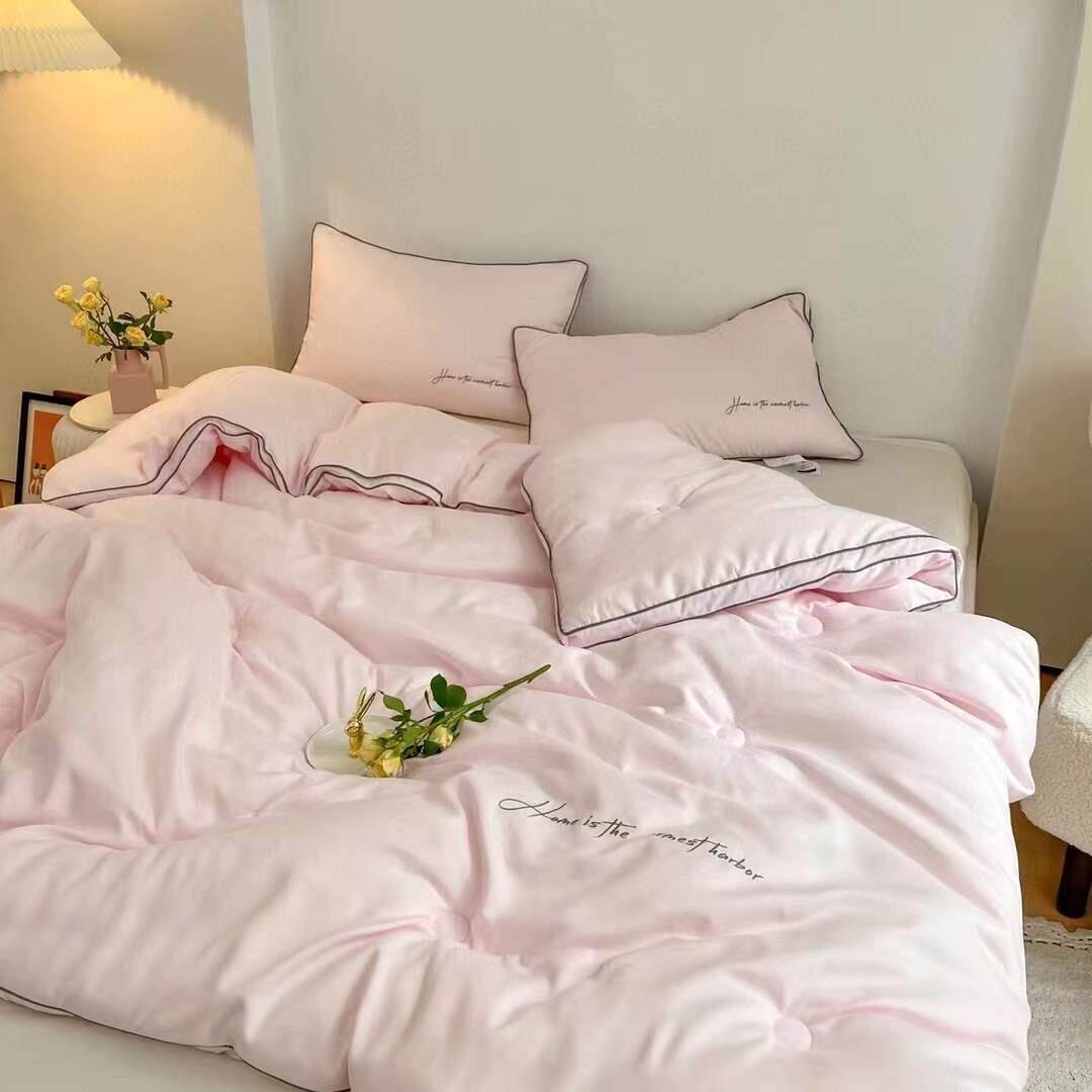 春秋超柔云绒被软糯垂感暖绒被子1.5被芯单双人子母冬被保暖被褥