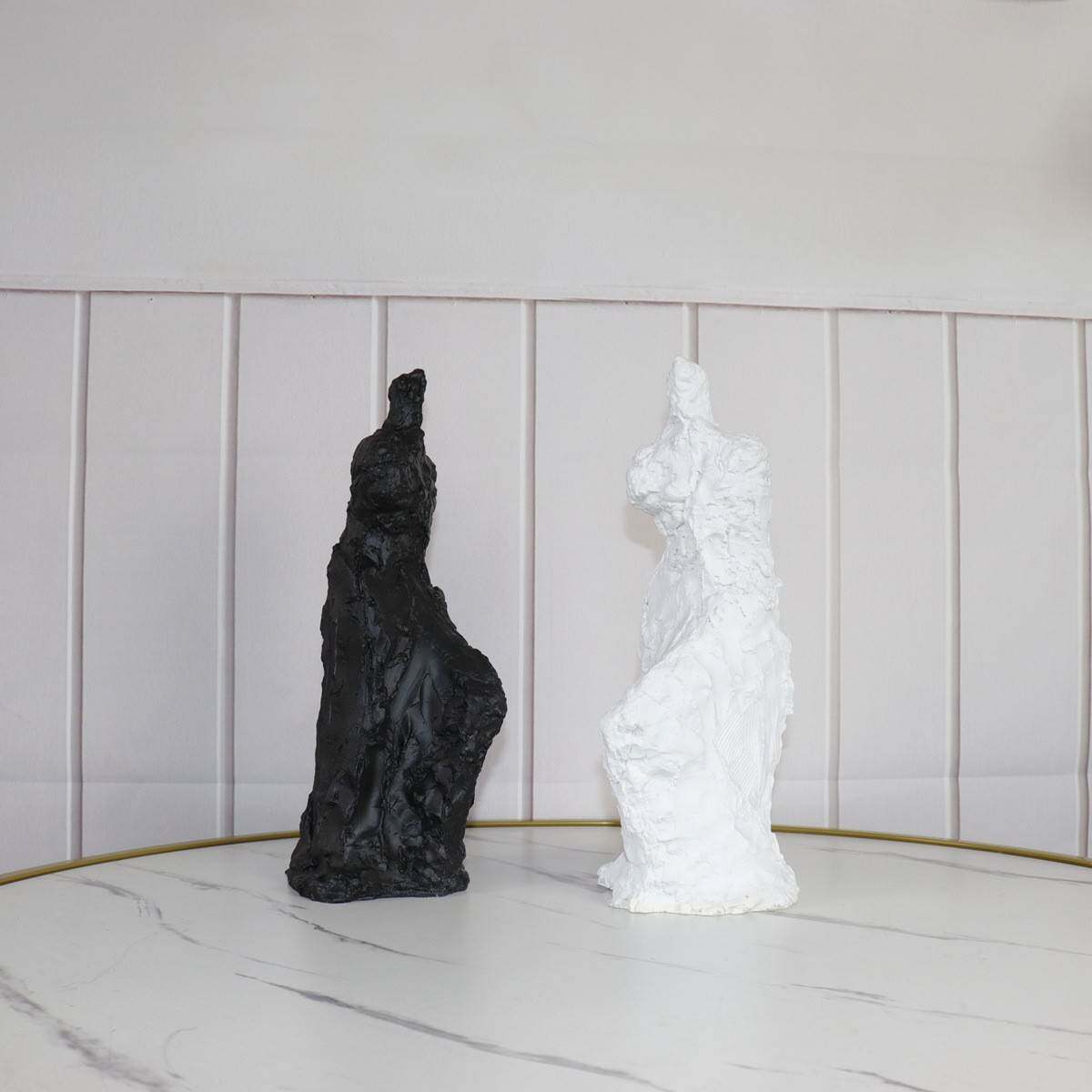 简约现代抽象树脂雕塑人物摆件 创意软装家居饰品工艺品