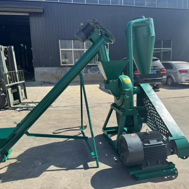 高湿半湿物料粉碎机菌菇渣中药渣破碎机发酵饲料加工设备