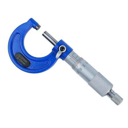 外径千分尺套装 螺旋测微器4件套机械千分尺外径测量0-100mm