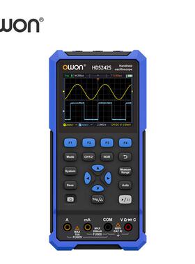 利利普(owon)HDS2102S双通道示波器100MHz数字示波器汽修万用表