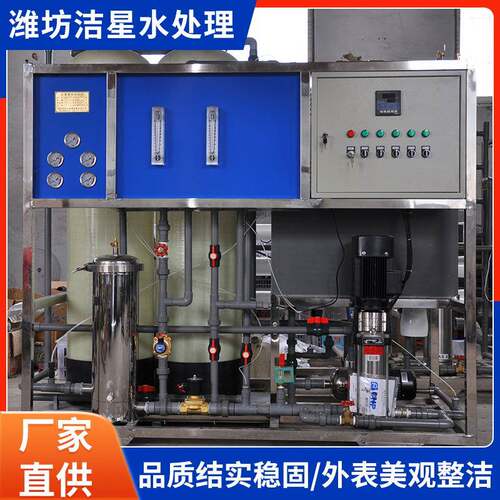 不锈钢水处理设备大型工业商用净水器IOTD双级反渗透设备纯水过滤