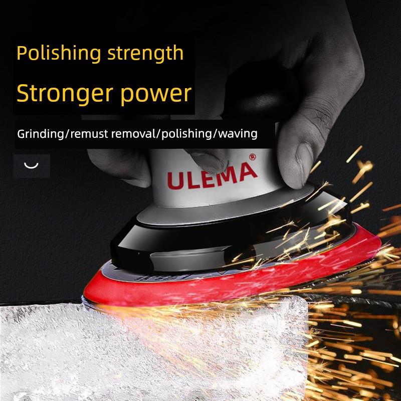 UL锐力马EMA5寸砂纸机业级吸磨光机抛干磨汽车打蜡光机尘气动打磨