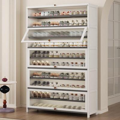 Shoe rack entrance door, multi-layer mouth, large capacity