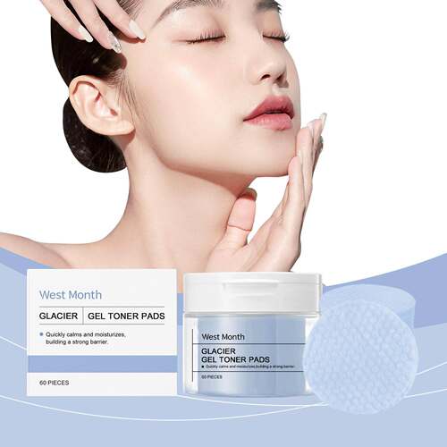 WEST MONTH Glacier Water Soothing Cotton Pads Gently Nourish