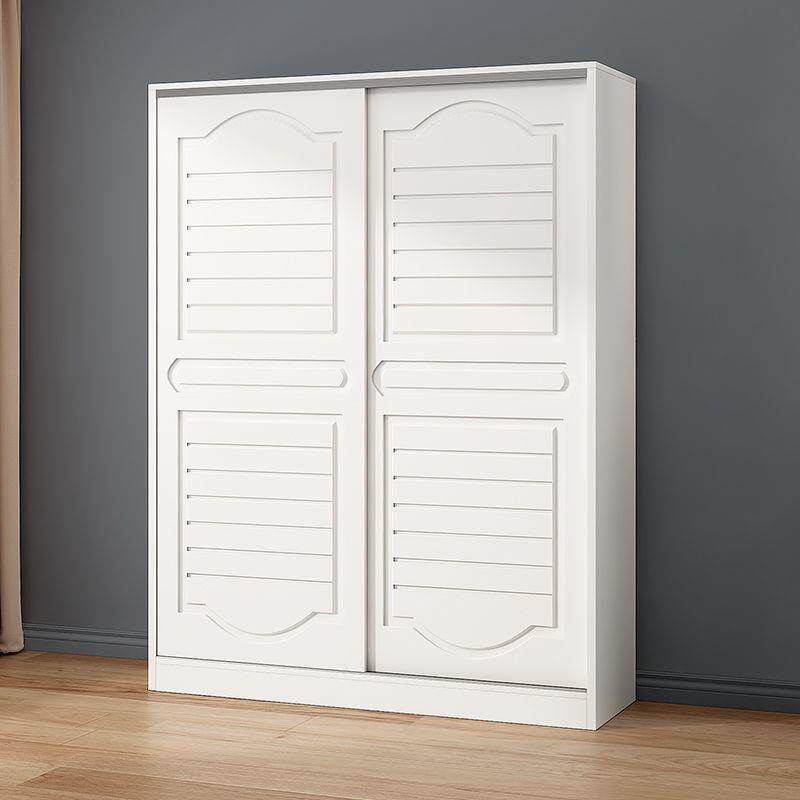 卧室家易用款衣柜出租房简装收BLT储物柜推拉组门欧式纳现代简约