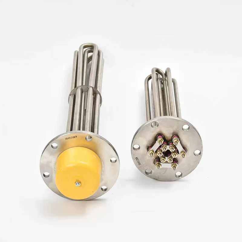 电锅炉导热油温电热管现货模加热管水箱含法兰机大功率垫子发热