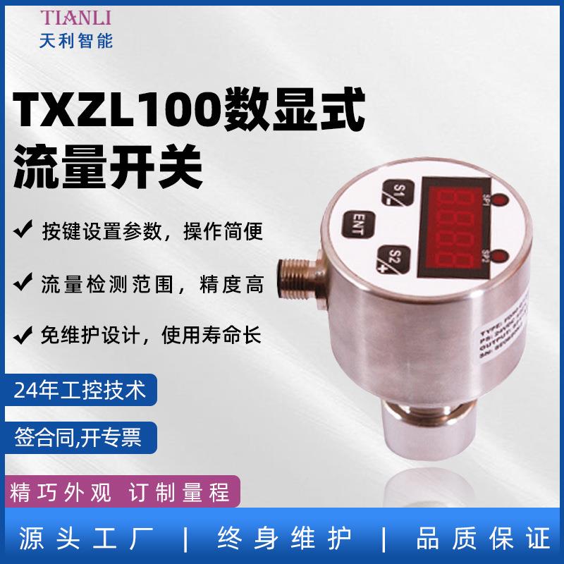 TXZL100数显流量开关电子式流量开关生产厂家常州天利智能