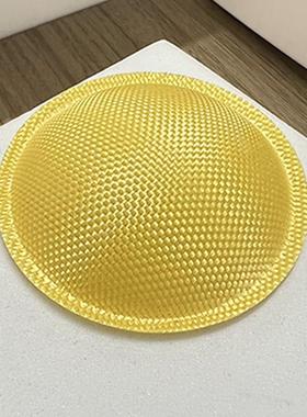 喇叭防尘帽黄色编织帽喇叭罩防尘帽扬声器维修配件直径57mm高10mm