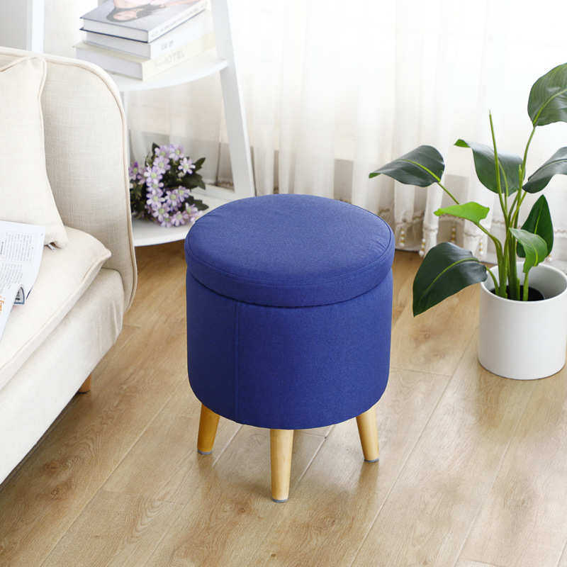 坐墩艺茶几现代化妆物布凳储凳凳凳收纳圆形家用创意换鞋,收纳整理,收纳凳,淘宝优惠券,粉丝福利购,淘宝优惠卷