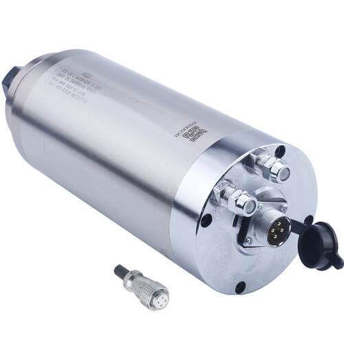 HQD3.2KW水冷主轴100三轴承电机ER20木工广告雕刻机机头高转速