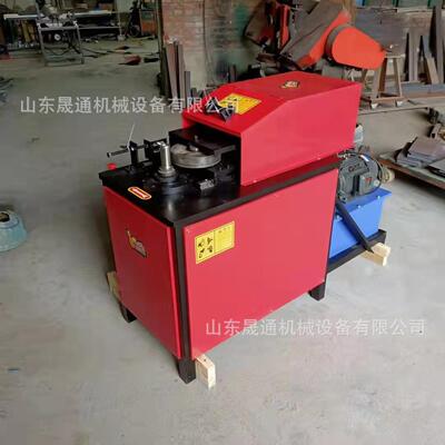 圆管起鼓机伺服自动多功能起筋机铝管压筋滚筋机声测管接头起鼓机