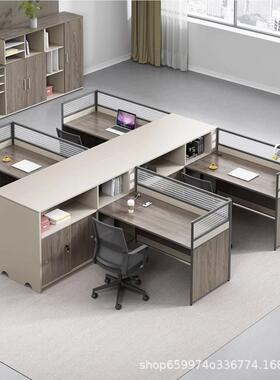 办0021016公室员办位公桌椅组断合职员办公电脑工桌屏风隔办公卡