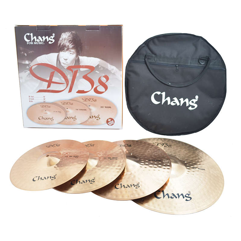 CHANG张音DB8-ROCK 架子鼓套镲4片装 14 16 20英寸 爵士鼓镲片
