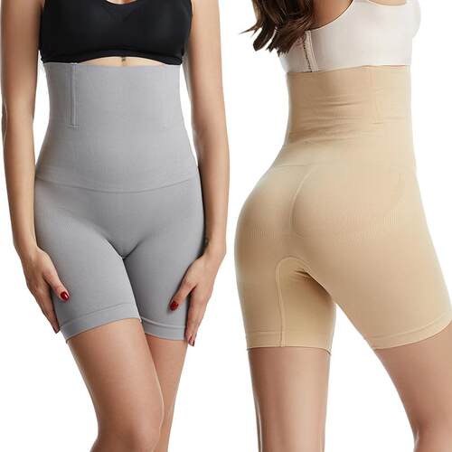 Body shaping high waisted waist cinching pants for women
