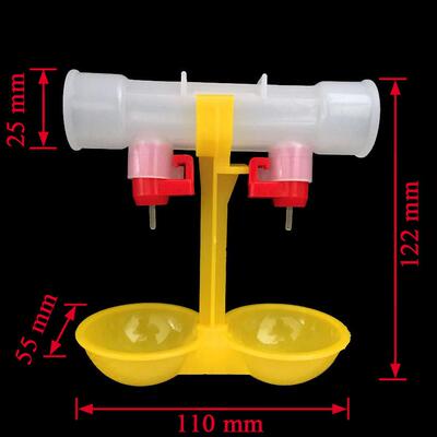 Chicken waterer double nipple drinker mouth Drinking hanging