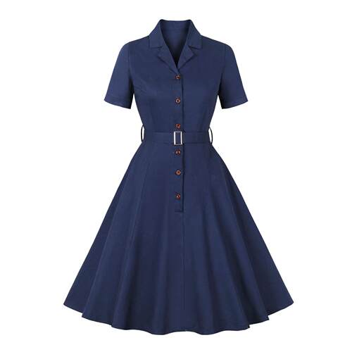 Women's suit, collar, large skirt, waist cinching