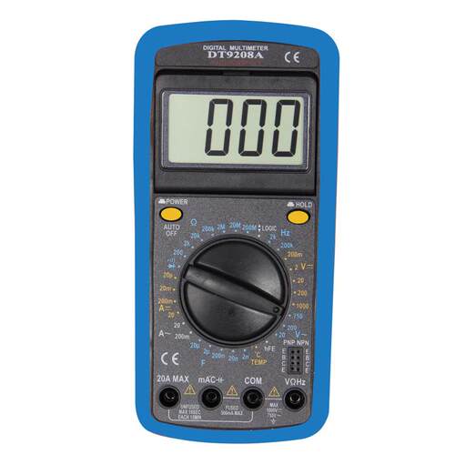 万用表DT9208A.2测电容温度频率逻辑电平测试视角可调昊宇电子