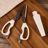 日本和平FREIZ厨房多功能大剪刀日式 家用可开瓶可拆卸不锈钢剪菜