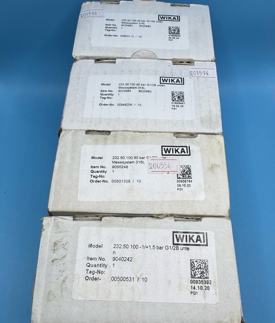 WIKA威卡压力表。