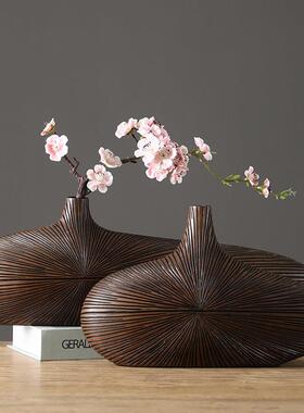 高档轻奢工艺品摆饰客厅电视柜酒柜入户玄关中式办公室家居装饰品