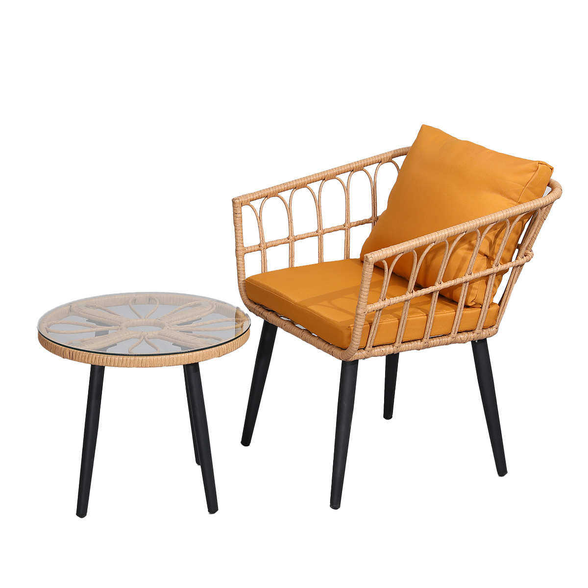 庭院PE藤藤编桌椅户外铁艺藤艺桌椅花园桌椅套装阳台编织藤条,商业/办公家具,商用藤编家具,淘宝优惠券,粉丝福利购,淘宝优惠卷