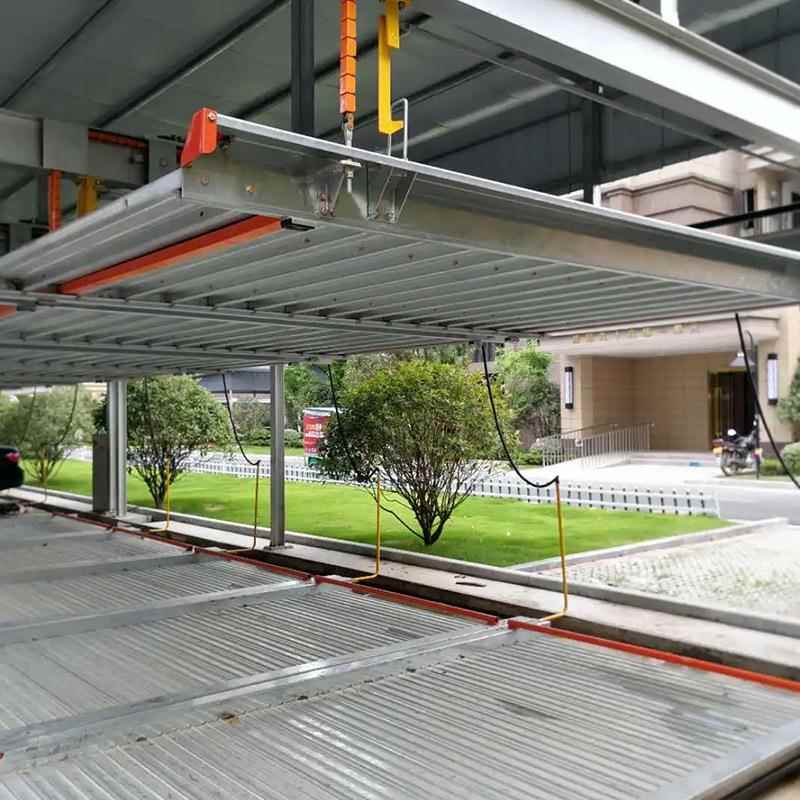 户横外立体车位psh-2层出租找4年实力厂ps工h-2层升降2移立体车库