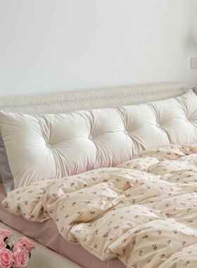 双人抱公枕主榻米可拆洗头靠垫大靠背TThqfuzq垫床上靠枕榻软床包