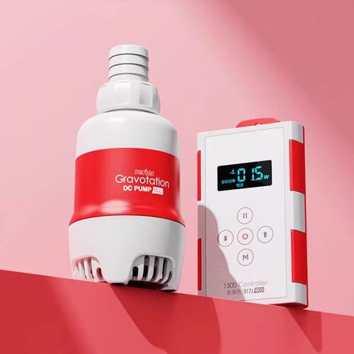 老渔匠底吸泵潜水泵鱼缸抽水循环低音变频小型换滤水器低压24V