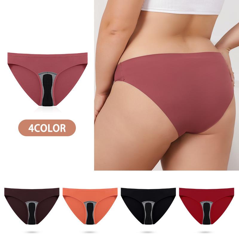 Large size womens physiological underwear one-piece