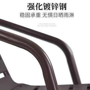 庭院室外铁艺户外桌椅组合休闲露天阳台桌椅三件套外摆餐饮店桌椅