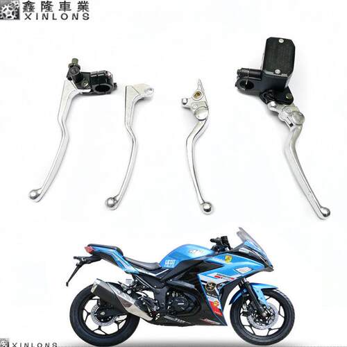 宝雕小忍者H2V6永源枭风N19R350蛟400右前刹上泵左离合牛角把手柄