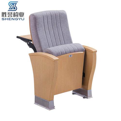学校教室报告厅公共舒适座椅带写字板礼堂椅礼堂连排椅供应