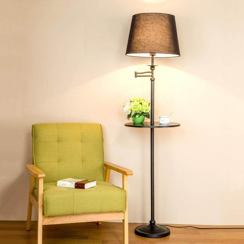 落灯客厅现代简地约布置罩艺落地灯茶几灯立铁式物309架落地台灯