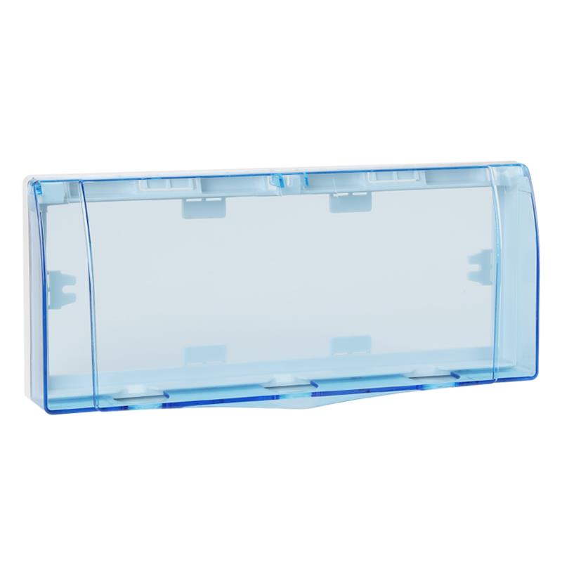 高档三位连体86型三联浴关室自贴式粘开插座板面防水盒防水罩保护