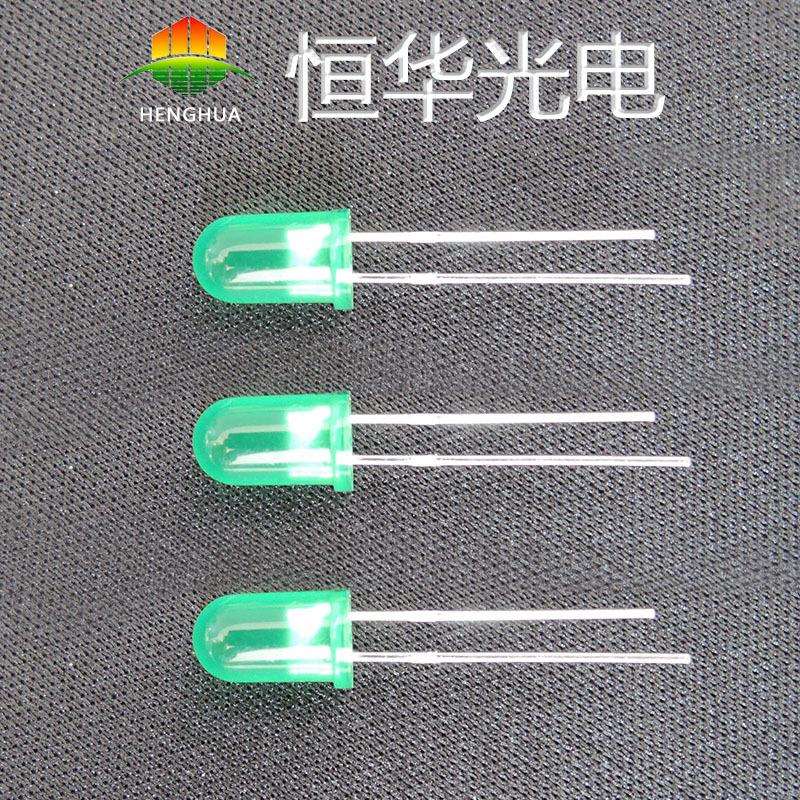 F5圆头七彩快闪短脚led灯珠5mm七彩慢闪长脚灯珠rgb插件 5PY
