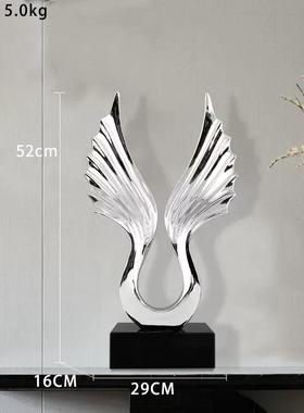 高档现轻大展宏图摆件客厅奢玄关电视酒柜办代室高级感档家公居装