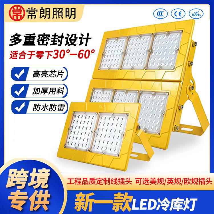 led高亮防爆冷库灯仓库零下30°C~60°C专业投光灯户外照明灯100W