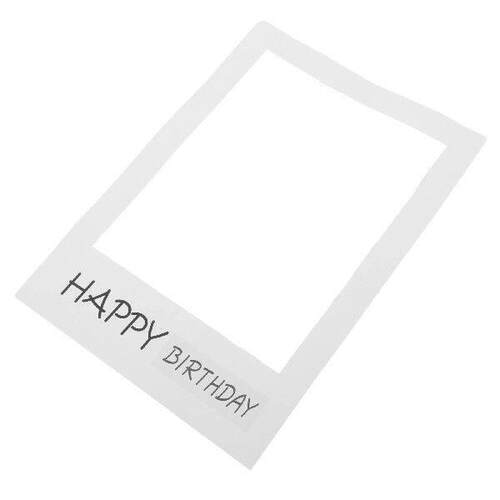 Birthday Decorations for Boys Photo Frame Picture Cutouts