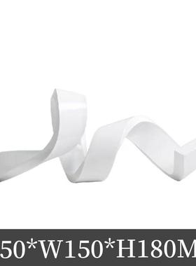 扭曲彩色飘带摆件北欧简约创意家居酒店样板房客厅玄关餐厅装饰带