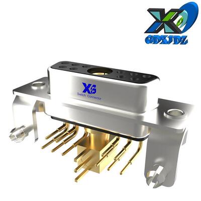 D-SUB插口11W1弯脚母头 大电流D-SUB插座 10+1弯针母座车针螺丝